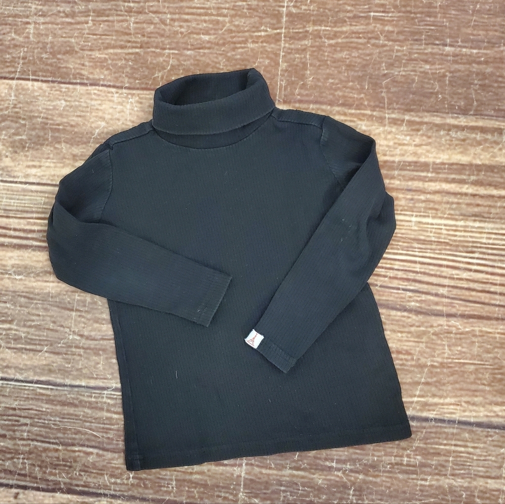 LandsKids Black Turtleneck Shirt sz 4